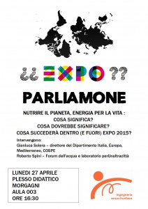 EXPO evento 27 aprile